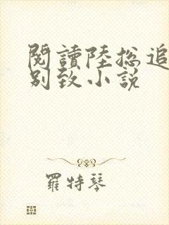 阅读陆总追妻很别致小说封面