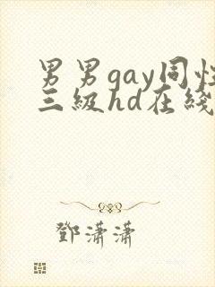 男男gay同性三级hd在线观看封面