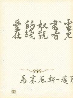 爱的奴隶电视剧在线观看免费版全集封面