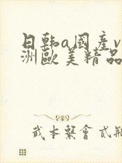 日韩a国产v亚洲欧美精品