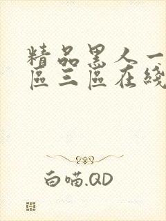 精品黑人一区二区三区在线观看