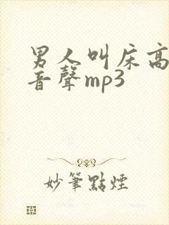 男人叫床高潮录音声mp3