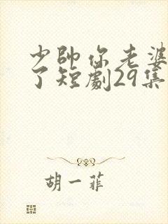 少帅你老婆又跑了短剧29集