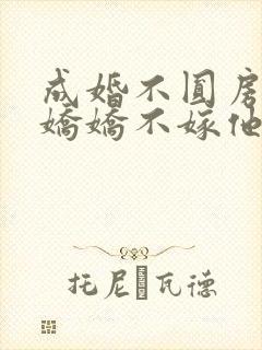 成婚不圆房重生娇娇不嫁他急了txt