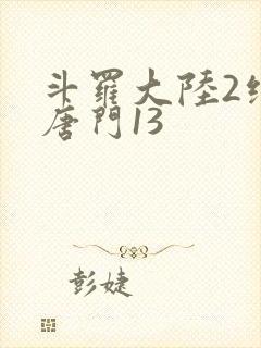 斗罗大陆2绝世唐门13