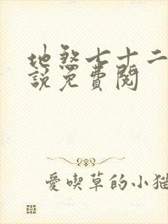 地煞七十二变小说免费阅封面