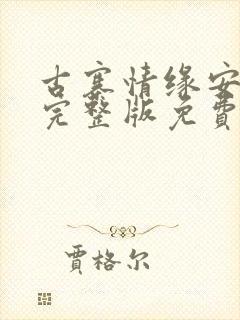 古寨情缘安壮壮完整版免费阅读