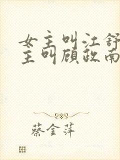 女主叫江舒棠男主叫顾政南的小说