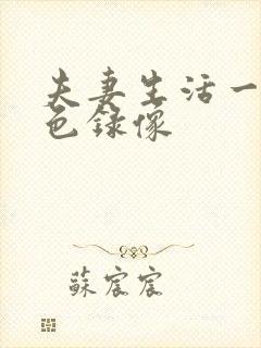 夫妻生活一级黄色录像