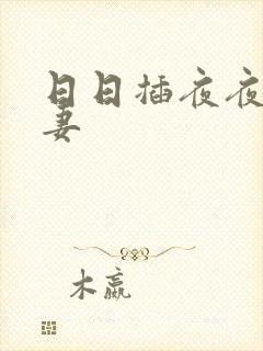 日日插夜夜操人妻