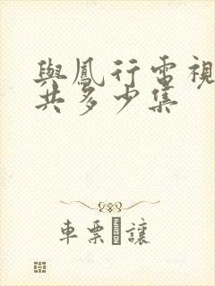 与凤行电视剧一共多少集封面