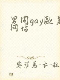 男同gay欧美网站