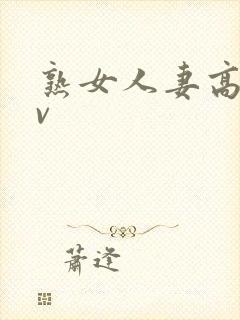 熟女人妻高清av