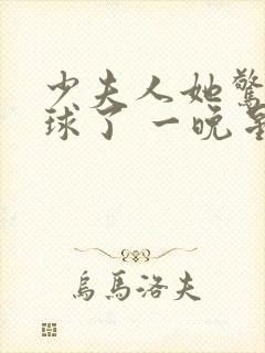 少夫人她惊艳全球了 一晚星河