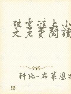 破云淮上小说全文免费阅读正版