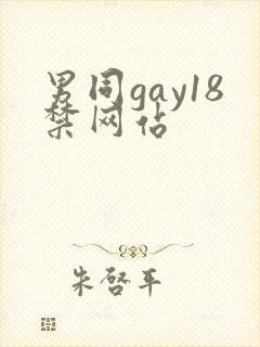 男同gay18禁网站