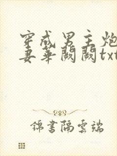 穿成男主炮灰前妻华阙阙txt封面