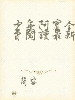 少年阿宾全文免费阅读最新