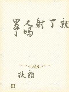 男人射了就是爽了吗