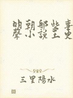 明朝那些事儿有声小说王更新