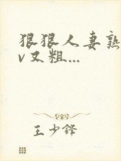 狠狠人妻熟妇av又粗...封面