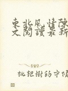 东北风情陈姐全文阅读最新章节更新封面