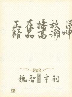 正在播放 国产精品高潮呻吟久久av 第一集