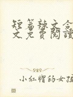 短篇辣文合集全文免费阅读