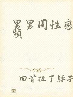 男男同性恋的视频