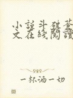 小说斗破苍穹全文在线阅读