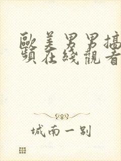 欧美男男搞基视频在线观看