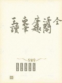 王东唐潇全本阅读笔趣阁