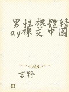 男性裸体精光gay裸交中国封面