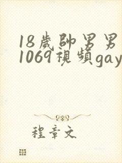 18岁帅男男男1069视频gay封面