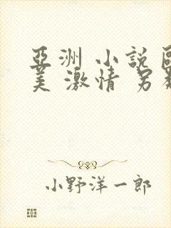 亚洲 小说 欧美 激情 另类