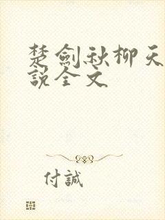 楚剑秋柳天瑶小说全文封面