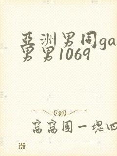 亚洲男同gay男男1069
