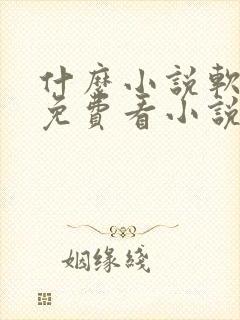 什么小说软件能免费看小说封面