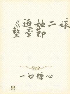 《迫她二嫁》完整章节封面