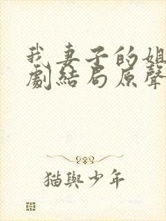 我妻子的姐姐韩剧结局原声在线观看