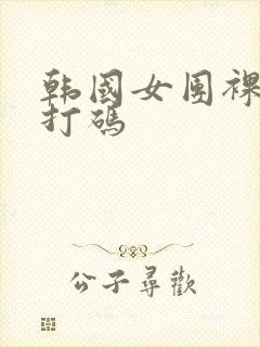 韩国女团裸体无打码