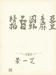 精品国产亚洲自拍日韩麻豆