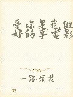 爱你是我做过最好的事电影