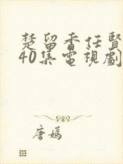 楚留香任贤齐版40集电视剧免费观看