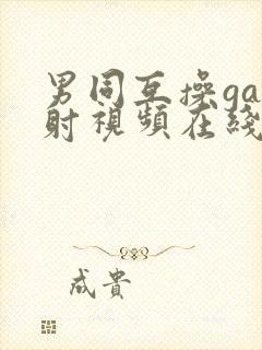 男同互操gay射视频在线看