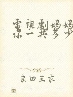 电视剧妈妈在等你一共多少集