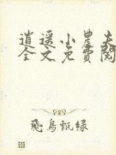 逍遥小农夫小说全文免费阅读封面