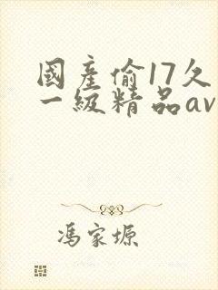 国产偷17久久一级精品av小说