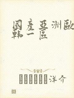 国产亚洲欧美日韩一区