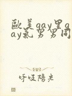 欧美gay里gay气男男同性恋网站